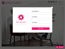 Tablet Screenshot of great-soles.com